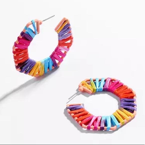 Bright Pastels Threaded Earrings